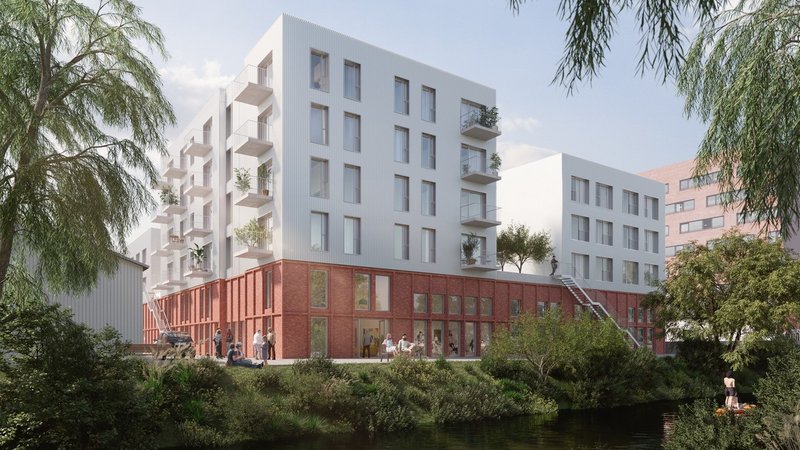 Architektenzeichnung Harburg Blohmstraße